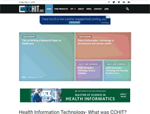 Tablet Screenshot of cchit.org